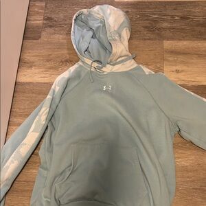 Under Armour Sky Blue and White Hoodie